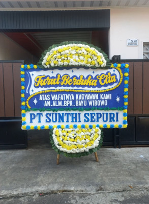 Papan Bunga Duka di Beduai