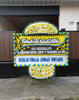 Papan Bunga Duka di Beduai